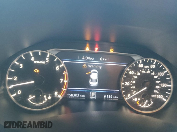 2020 Nissan Altima S with VIN 1N4BL4BV4LC212733, listed as a Copart auction lot 84210544 with 158,303 mi miles and Salvage Title. Bid and sale history available at carsss.com. Image 9.