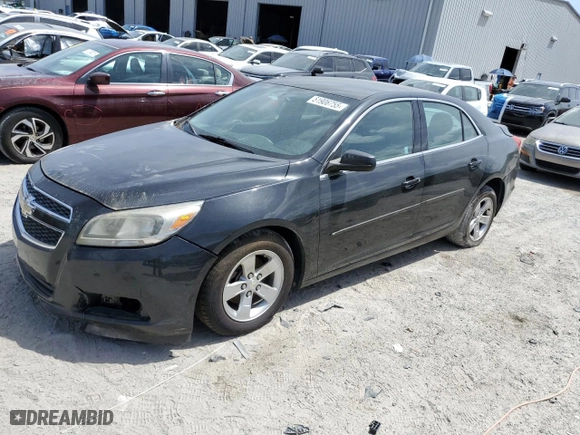 2013 Chevrolet Malibu LS with VIN 1G11B5SA5DF173736, listed as a Copart auction lot 51906755 with 0 mi miles and Clean Title. Bid and sale history available at carsss.com. Image 1.
