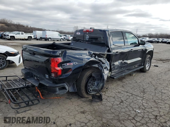 2023 Chevrolet Colorado 4WD Work Truck with VIN 1GCPTBEK6P1250391, listed as a Copart auction lot 49979185 with 33,225 mi miles and Clean title. Bid and sale history available at DreamBid. Image 3.