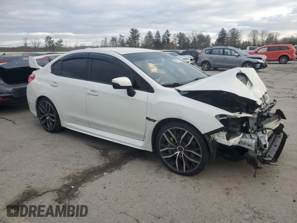2019 Subaru WRX STI with VIN JF1VA2R64K9822438, listed as a Copart auction lot 88850195 with 58,218 mi miles and Salvage Title. Bid and sale history available at carsss.com. Image 4.