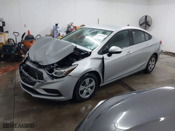 2017 Chevrolet Cruze LS with VIN 1G1BC5SM7H7219854, listed as a IAAI auction lot 41536806 with NaN miles. Bid and sale history available at carsss.com. Image 2.