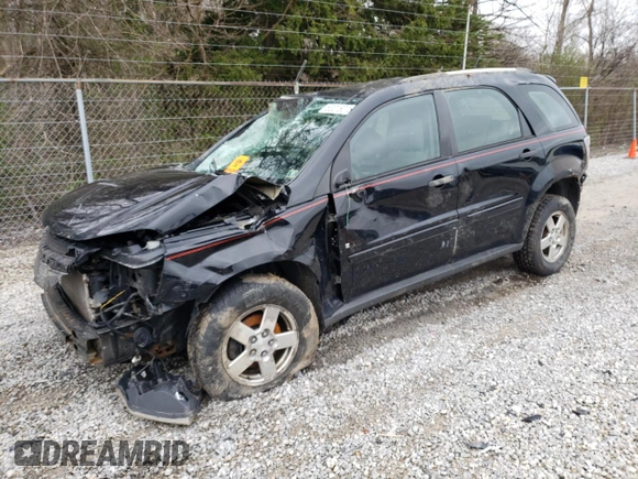 2007 Chevrolet Equinox LS with VIN 2CNDL23F976105234, listed as a Copart auction lot 53218015 with 153,023 mi miles and Salvage Title. Bid and sale history available at carsss.com. Image 1.