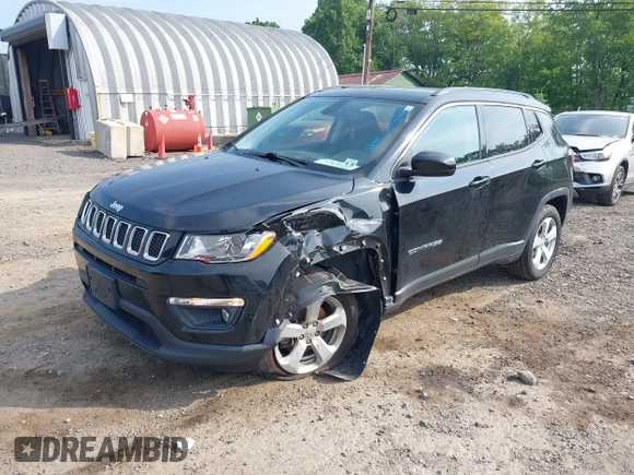 2021 Jeep Compass Latitude with VIN 3C4NJDBB7MT541189, listed as a IAAI auction lot 42429556 with 44,056 mi miles and . Bid and sale history available at DreamBid. Image 19.