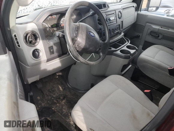 2010 Ford Econoline Cargo Commercial with VIN 1FTSE3EL2ADA98814, listed as a Copart auction lot 42414955 with 138,273 mi miles and Salvage Title. Bid and sale history available at carsss.com. Image 8.