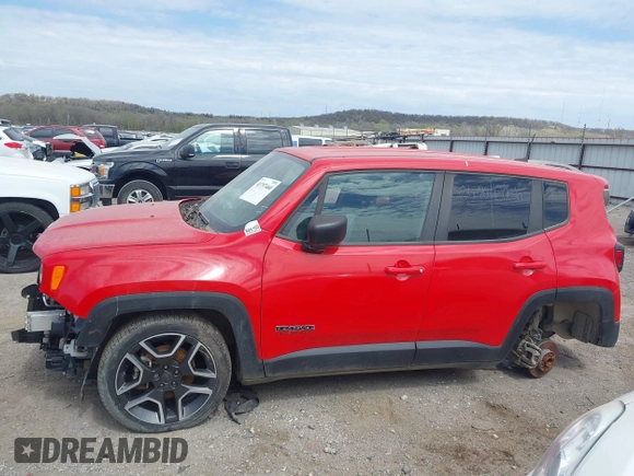2020 Jeep Renegade Sport with VIN ZACNJAAB4LPM06853, listed as a IAAI auction lot 41797460 with Not Provided miles and . Bid and sale history available at carsss.com. Image 15.