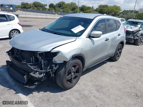 2017 Nissan Rogue SV with VIN KNMAT2MV3HP527028, listed as a IAAI auction lot 41897365 with 130,744 mi miles. Bid and sale history available at carsss.com. Image 18.