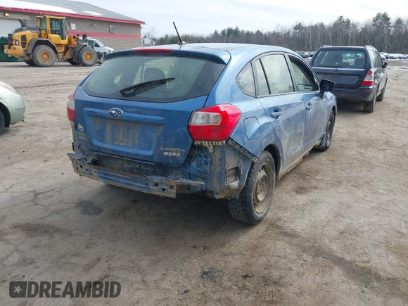 2015 Subaru Impreza 2.0i with VIN JF1GPAA67FG316214, listed as a IAAI auction lot 41704400 with 184,134 mi miles and . Bid and sale history available at DreamBid. Image 4.
