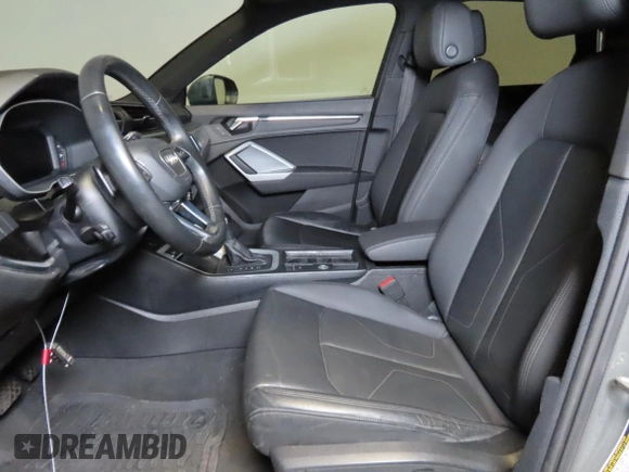 2021 Audi Q3 S line Premium with VIN WA1DECF39M1153959, listed as a Copart auction lot 55340785 with 30,830 mi miles and Salvage Title. Bid and sale history available at DreamBid. Image 9.