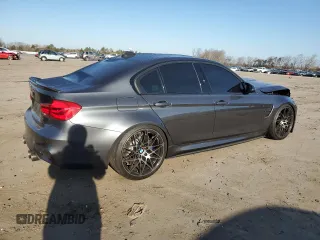 2018 BMW M3 with VIN WBS8M9C54J5K99041, listed as a Copart auction lot 43798544 with 18,972 mi miles. Bid and sale history available at carsss.com. Image 3.
