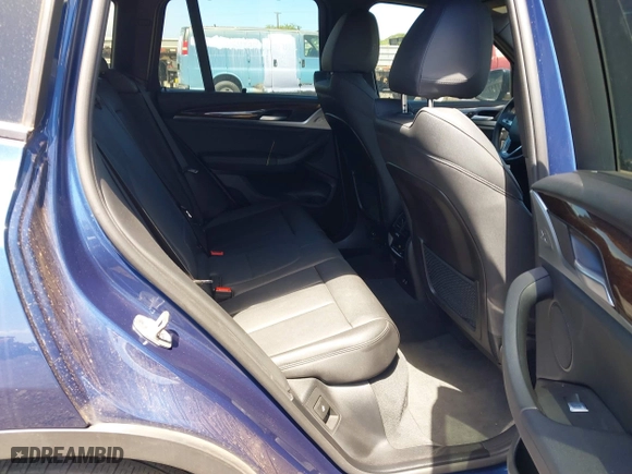 2021 BMW X3 sDrive30i with VIN 5UXTY3C08M9E91116, listed as a IAAI auction lot 41799060 with 25,049 mi miles. Bid and sale history available at carsss.com. Image 8.