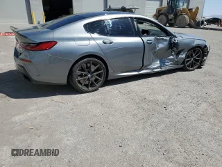 2025 BMW 8 Series M850i with VIN WBAGV8C02SCS15792, listed as a Copart auction lot 47324855 with 3,962 mi miles and Salvage Title. Bid and sale history available at carsss.com. Image 3.