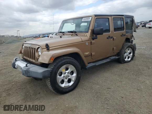 2015 Jeep Wrangler Unlimited Sahara z VIN 1C4BJWEG5FL645846, wystawiony jako Copart lot #53326855 z przebiegiem 122 510 mil mil oraz Szkoda całkowita • Salvage title. Historia ofert i sprzedaży dostępna na DreamBid. Obrazek 1.