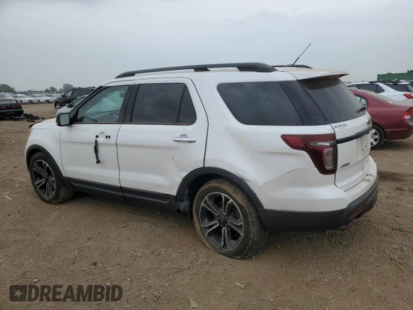 2014 Ford Explorer Sport with VIN 1FM5K8GT0EGB82176, listed as a Copart auction lot 60896715 with 129,576 mi miles and Salvage title. Bid and sale history available at DreamBid. Image 2.