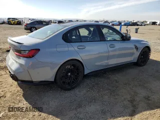 2021 BMW M3 with VIN WBS53AY03MFL42464, listed as a Copart auction lot 42829735 with 19,875 mi miles and Salvage Title. Bid and sale history available at carsss.com. Image 3.
