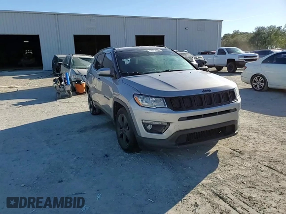 2019 Jeep Compass Latitude with VIN 3C4NJCBB1KT782396, listed as a Copart auction lot 48022595 with 75,790 mi miles and Salvage title. Bid and sale history available at DreamBid. Image 14.