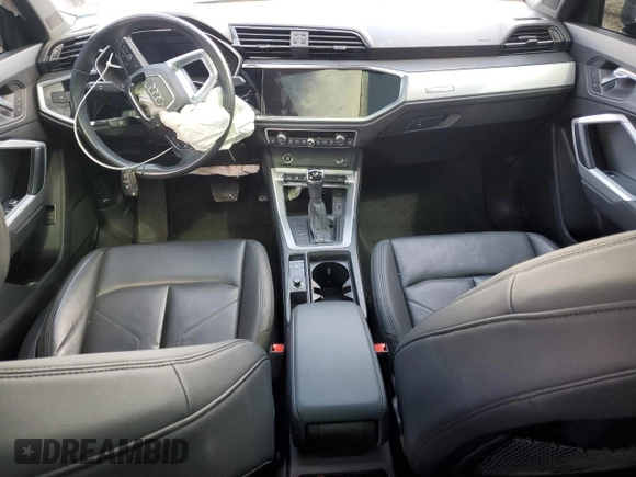 2021 Audi Q3 S line Premium with VIN WA1DECF36M1040633, listed as a Copart auction lot 50421215 with Not Provided miles and Non Repairable. Bid and sale history available at DreamBid. Image 8.