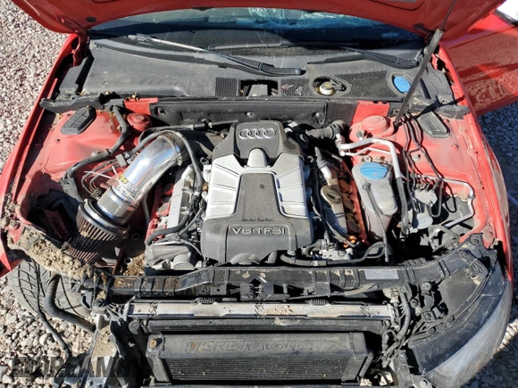 2014 Audi S4 Premium Plus with VIN WAUBGAFL0EA079776, listed as a Copart auction lot 76473314 with 71,656 mi miles and Salvage Title. Bid and sale history available at carsss.com. Image 11.