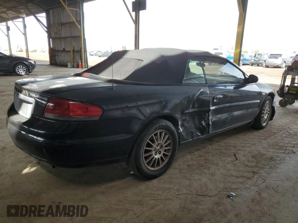 2004 Chrysler Sebring LXi with VIN 1C3EL55R54N346611, listed as a Copart auction lot 50862655 with 123,414 mi miles and Non repairable. Bid and sale history available at DreamBid. Image 3.