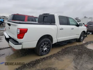 2021 Nissan Titan S with VIN 1N6AA1EC2MN529675, listed as a Copart auction lot 86612844 with 56,597 mi miles and Salvage title. Bid and sale history available at DreamBid. Image 3.