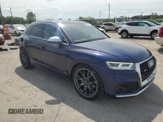 2018 Audi SQ5 Premium Plus with VIN WA1A4AFY5J2009191, listed as a Copart auction lot 66319374 with 54,995 mi miles and Salvage Title. Bid and sale history available at DreamBid. Image 4.