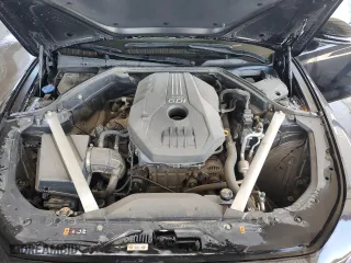 2023 Genesis G70 2.0T with VIN KMTG34TA1PU132593, listed as a Copart auction lot 49231195 with 36,246 mi miles and Salvage Title. Bid and sale history available at carsss.com. Image 11.