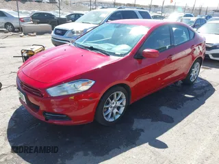2013 Dodge Dart Rallye with VIN 1C3CDFBHXDD123590, listed as a IAAI auction lot 41892001 with 135,845 mi miles. Bid and sale history available at carsss.com. Image 2.