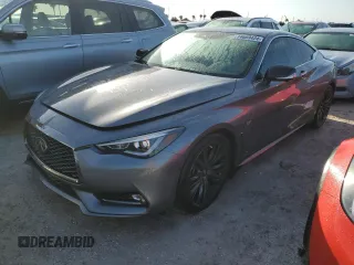 2020 Infiniti Q60 Luxe with VIN JN1EV7EK4LM340553, listed as a Copart auction lot 74669424 with Not Provided miles and Non Repairable. Bid and sale history available at carsss.com. Image 1.