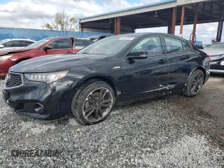 2020 Acura TLX w/A-Spec Pkg with VIN 19UUB1F62LA009571, listed as a Copart auction lot 84663584 with 13,150 mi miles and Salvage Title. Bid and sale history available at carsss.com. Image 1.