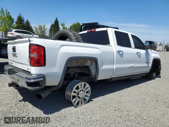 2015 GMC Sierra 2500HD SLT with VIN 1GT12ZE83FF121256, listed as a Copart auction lot 53985215 with 241,326 mi miles and Salvage title. Bid and sale history available at DreamBid. Image 3.