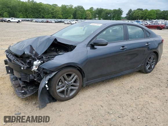 2021 Kia Forte GT-Line z VIN 3KPF34AD1ME379081, wystawiony jako Copart lot #54597845 z przebiegiem 53 413 mil mil oraz Szkoda całkowita • Salvage title. Historia ofert i sprzedaży dostępna na DreamBid. Obrazek 1.