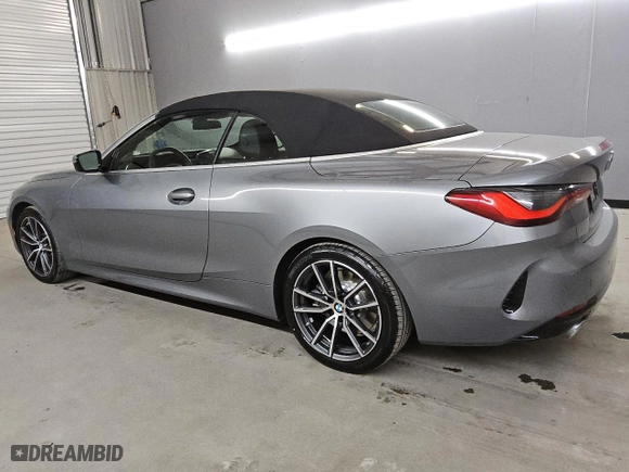2025 BMW 4 Series 430i with VIN WBA33DB02SCS96792, listed as a Copart auction lot 49507665 with 9,494 mi miles and Clean Title. Bid and sale history available at carsss.com. Image 2.