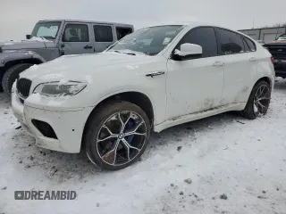 2014 BMW X6 M with VIN 5YMGZ0C51E0C40557, listed as a Copart auction lot 83258214 with 0 mi miles and Salvage Title. Bid and sale history available at carsss.com. Image 1.