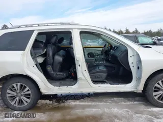 2018 Nissan Pathfinder S with VIN 5N1DR2MM6JC603823, listed as a IAAI auction lot 41656175 with 89,572 mi miles. Bid and sale history available at carsss.com. Image 14.