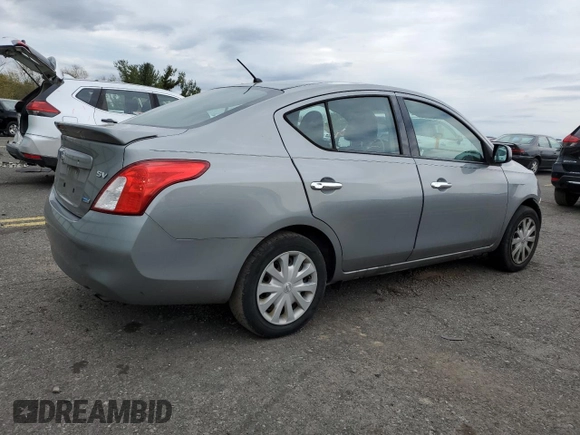 2014 Nissan Versa SV with VIN 3N1CN7AP6EL856922, listed as a Copart auction lot 52895285 with 78,135 mi miles and Salvage Title. Bid and sale history available at carsss.com. Image 3.