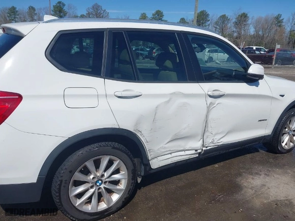 2015 BMW X3 xDrive28i with VIN 5UXWX9C51F0D55674, listed as a IAAI auction lot 41846056 with 95,277 mi miles. Bid and sale history available at carsss.com. Image 6.