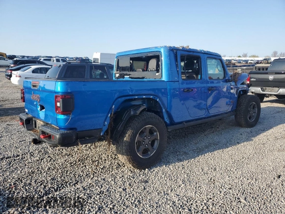 2021 Jeep Gladiator Rubicon z VIN 1C6JJTBGXML551111, wystawiony jako Copart lot #52538935 z przebiegiem Nie podano mil oraz Szkoda całkowita • Salvage title. Historia ofert i sprzedaży dostępna na DreamBid. Obrazek 3.