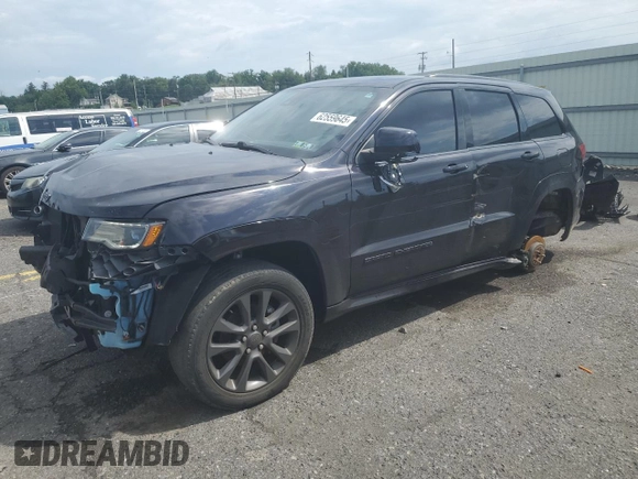2019 Jeep Grand Cherokee High Altitude with VIN 1C4RJFCG4KC642187, listed as a Copart auction lot 62559645 with 50,140 mi miles and Salvage title. Bid and sale history available at DreamBid. Image 1.