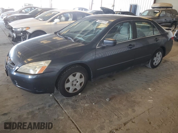 2005 Honda Accord LX with VIN JHMCM56495C007722, listed as a Copart auction lot 65002375 with 283,284 mi miles and Salvage title. Bid and sale history available at DreamBid. Image 1.
