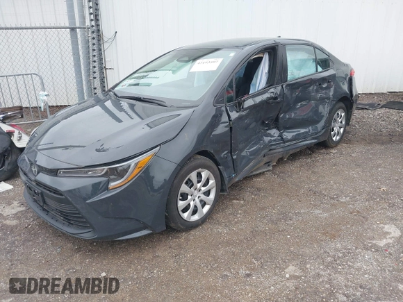 2024 Toyota Corolla LE with VIN 5YFB4MDE6RP196538, listed as a IAAI auction lot 42193597 with Not provided miles and . Bid and sale history available at DreamBid. Image 2.