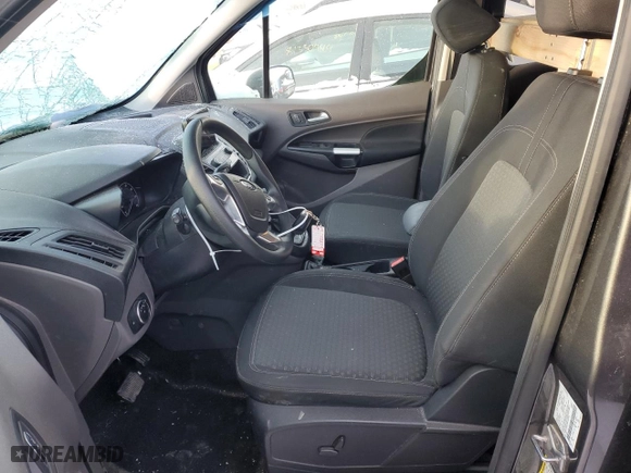 2021 Ford Transit Connect Wagon XLT with VIN NM0GE9F27M1491399, listed as a Copart auction lot 43619855 with 77,389 mi miles and Salvage Title. Bid and sale history available at carsss.com. Image 7.