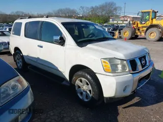 2004 Nissan Armada LE z VIN 5N1AA08B24N733873, wystawiony jako IAAI lot #41864163 z przebiegiem 323 838 mil mil oraz . Historia ofert i sprzedaży dostępna na DreamBid. Obrazek 1.