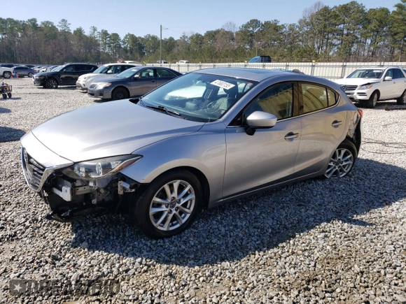 2014 Mazda 3 i Grand Touring with VIN JM1BM1M77E1157505, listed as a Copart auction lot 47660155 with 48,580 mi miles and Salvage Title. Bid and sale history available at DreamBid. Image 1.