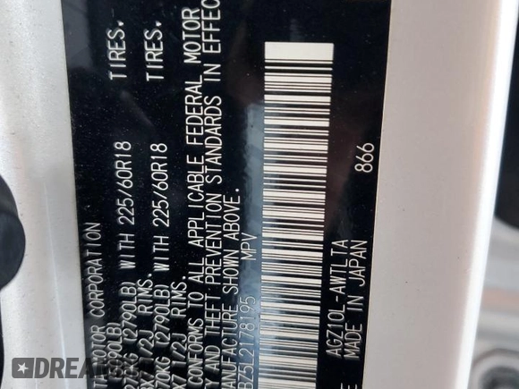 2020 Lexus NX 300 z VIN JTJGARBZ5L2178195, wystawiony jako Copart lot #52190215 z przebiegiem 23 211 mil mil oraz Szkoda całkowita • Salvage title. Historia ofert i sprzedaży dostępna na DreamBid. Obrazek 12.