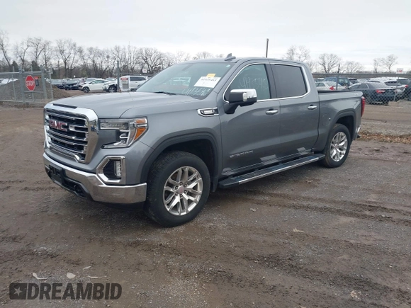 2021 GMC Sierra 1500 SLT z VIN 3GTU9DET8MG413416, wystawiony jako IAAI lot #41935465 z przebiegiem 70 547 mil mil oraz . Historia ofert i sprzedaży dostępna na DreamBid. Obrazek 2.