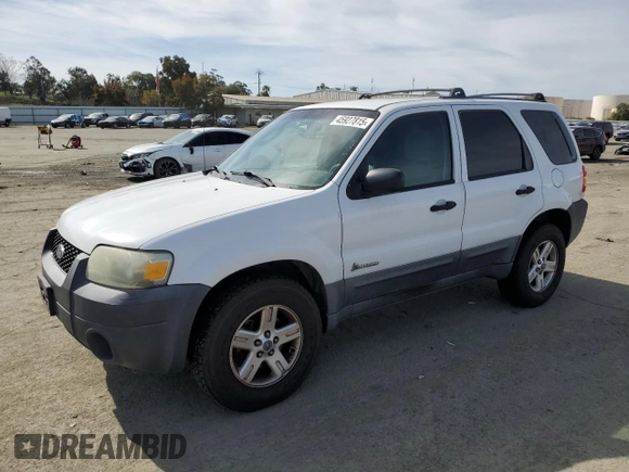 2006 Ford Escape Hybrid with VIN 1FMCU96H86KA13865, listed as a Copart auction lot 45927815 with 152,851 mi miles and Clean Title. Bid and sale history available at carsss.com. Image 1.