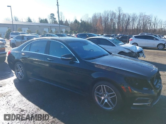 2015 Mercedes-Benz S-Class S 550 with VIN WDDUG8CB3FA077236, listed as a IAAI auction lot 41193044 with 98,612 mi miles. Bid and sale history available at carsss.com. Image 1.
