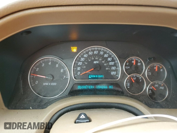 2003 GMC Envoy SLE with VIN 1GKDT13S432263407, listed as a Copart auction lot 44025825 with 154,266 mi miles and Salvage Title. Bid and sale history available at carsss.com. Image 9.