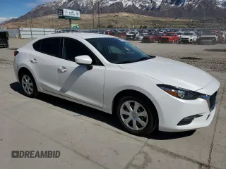 2017 Mazda 3 Sport with VIN 3MZBN1U77HM107818, listed as a Copart auction lot 50429485 with 45,603 mi miles and Salvage Title. Bid and sale history available at DreamBid. Image 4.