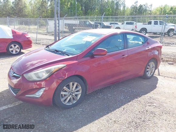 2014 Hyundai Elantra SE with VIN 5NPDH4AE1EH542553, listed as a IAAI auction lot 41963357 with 196,233 mi miles. Bid and sale history available at carsss.com. Image 2.