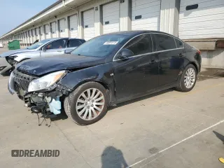 2011 Buick Regal CXL Turbo TO2 with VIN W04GW5EV4B1079498, listed as a Copart auction lot 60691575 with 219,620 mi miles and Salvage title. Bid and sale history available at DreamBid. Image 1.